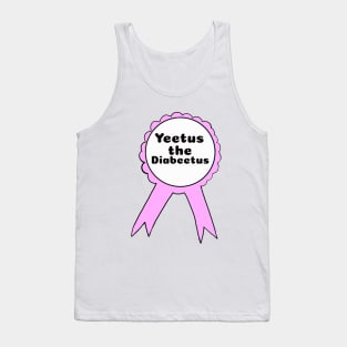 Yeetus the Diabeetus Ribbon - Light Pink Tank Top